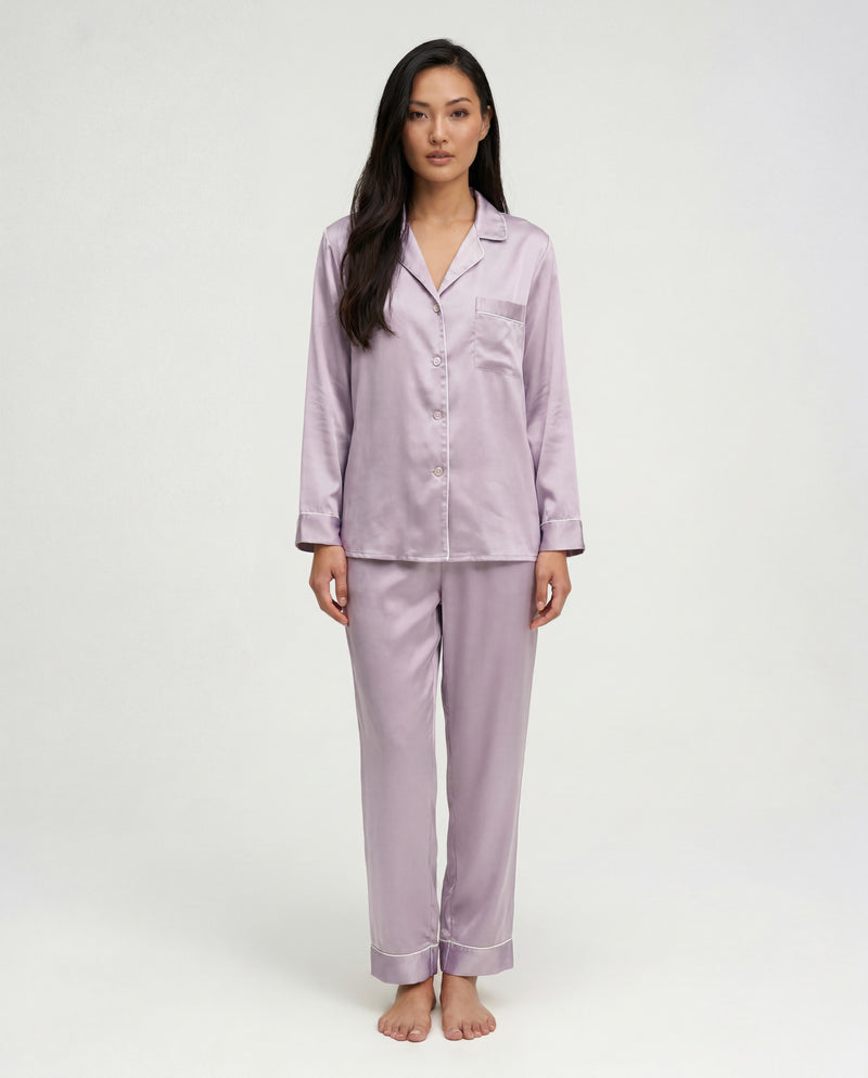 Hydra — Long Silk Set — Nº 20 Mauve Cendré