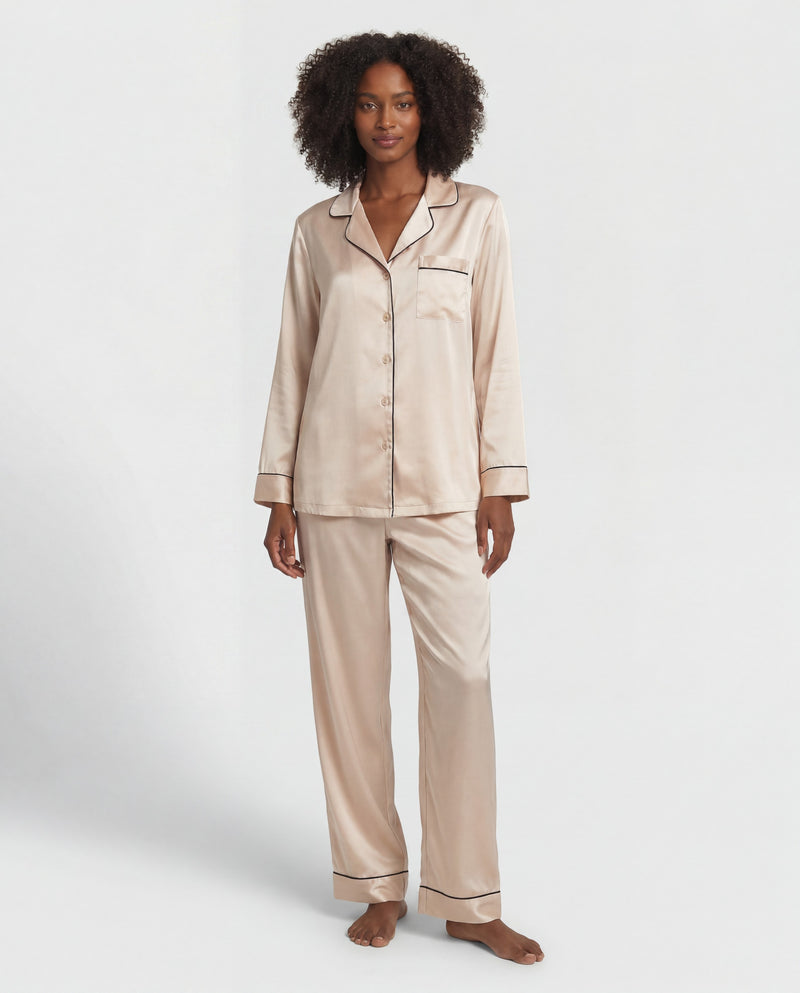 Hydra — Long Silk Set — Nº 14 Abricot Clair