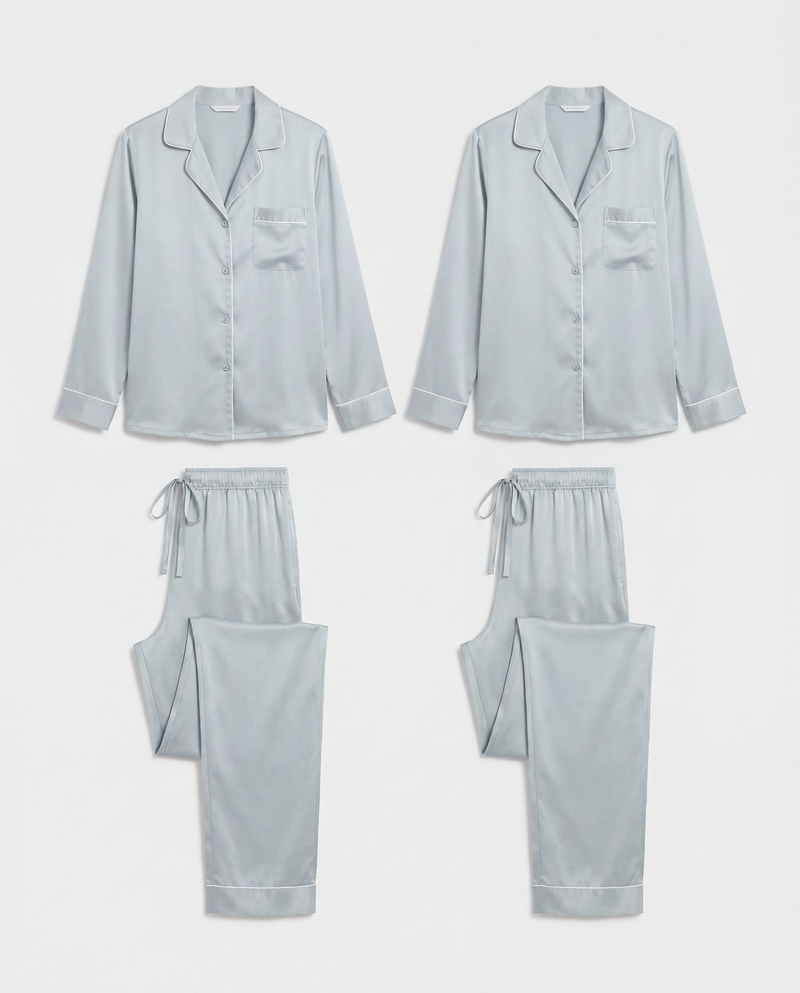 The Pair — Silk Pyjama Duo — Nº 32 Menthe Douce
