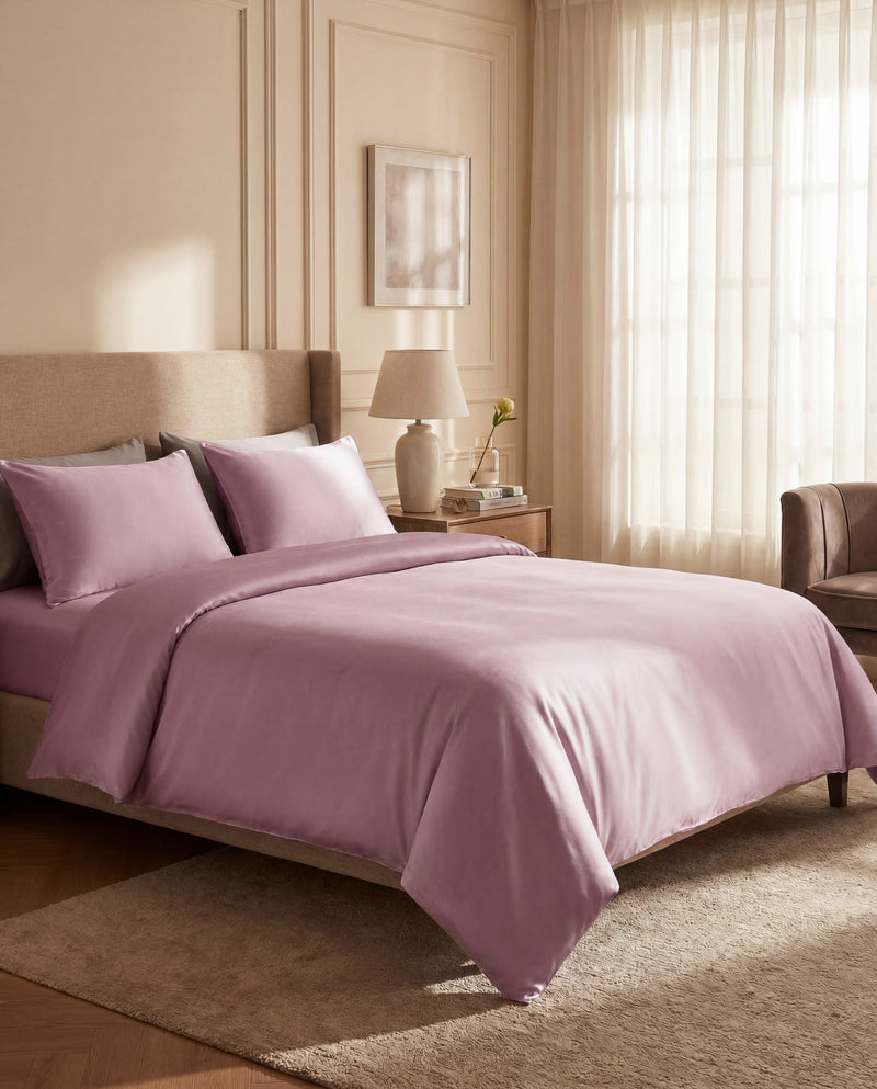 The Silk Bed Linen Set — Nº 07 Camée Rose