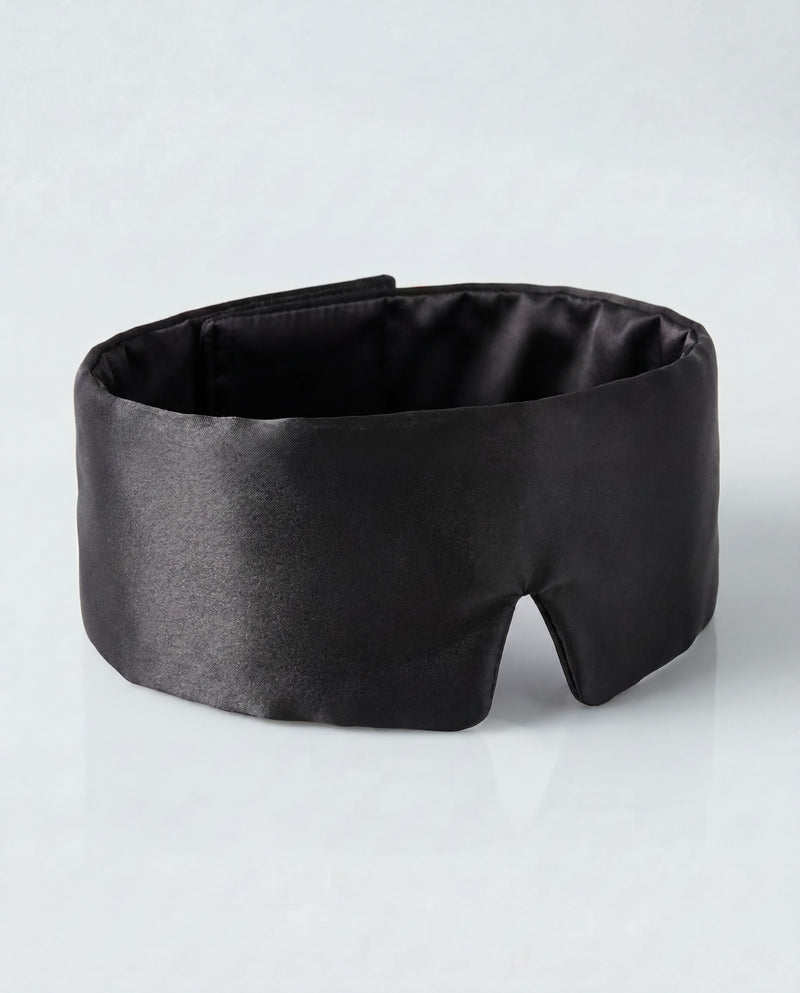 The Silk Sleep Mask — Nº 25 Noir Velouté
