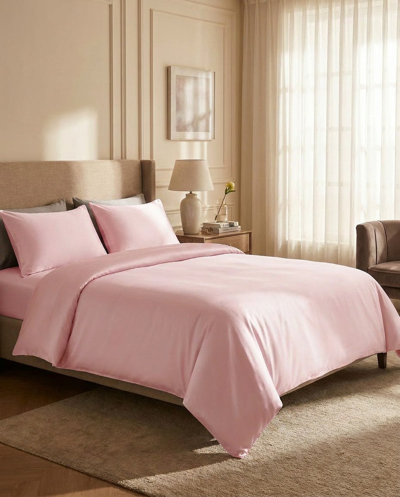 The Silk Bed Linen Set — Nº 16 Rose Lait