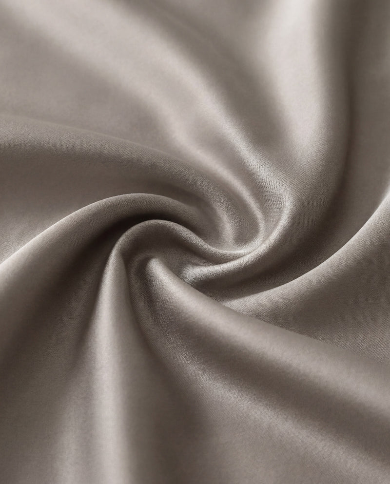 Das Seiden-Bettwäsche-Set — Nº 24 Gris Ombre