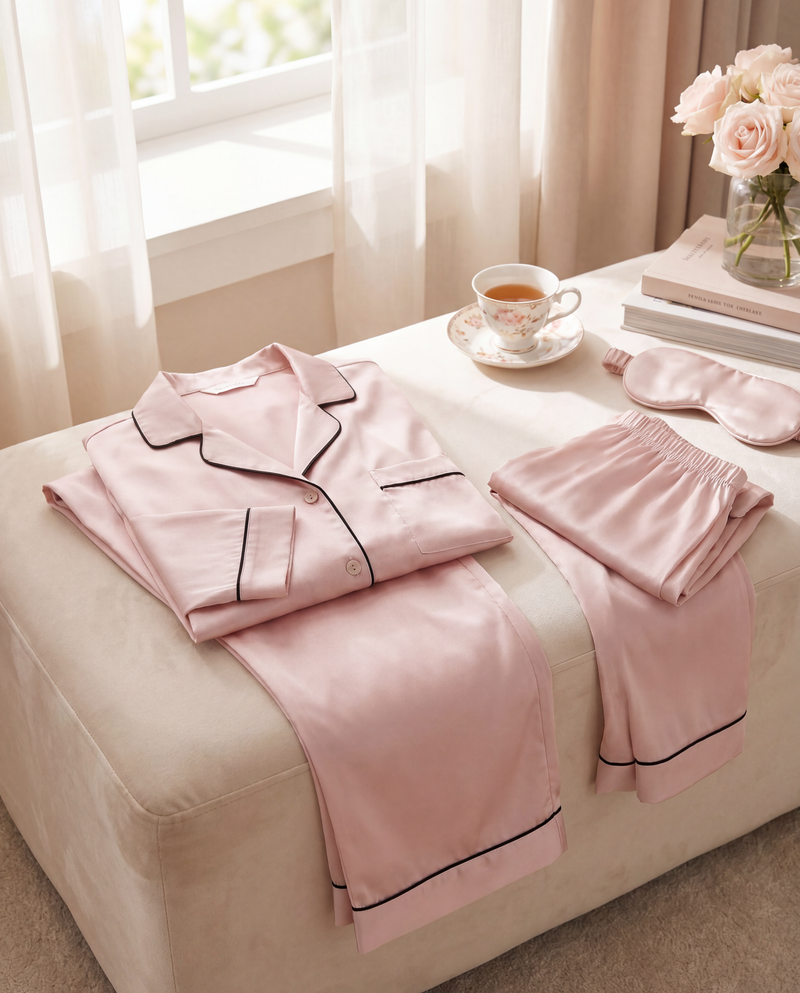 The Pair — Silk Pyjama Duo — Nº 11 Lotus Tendre