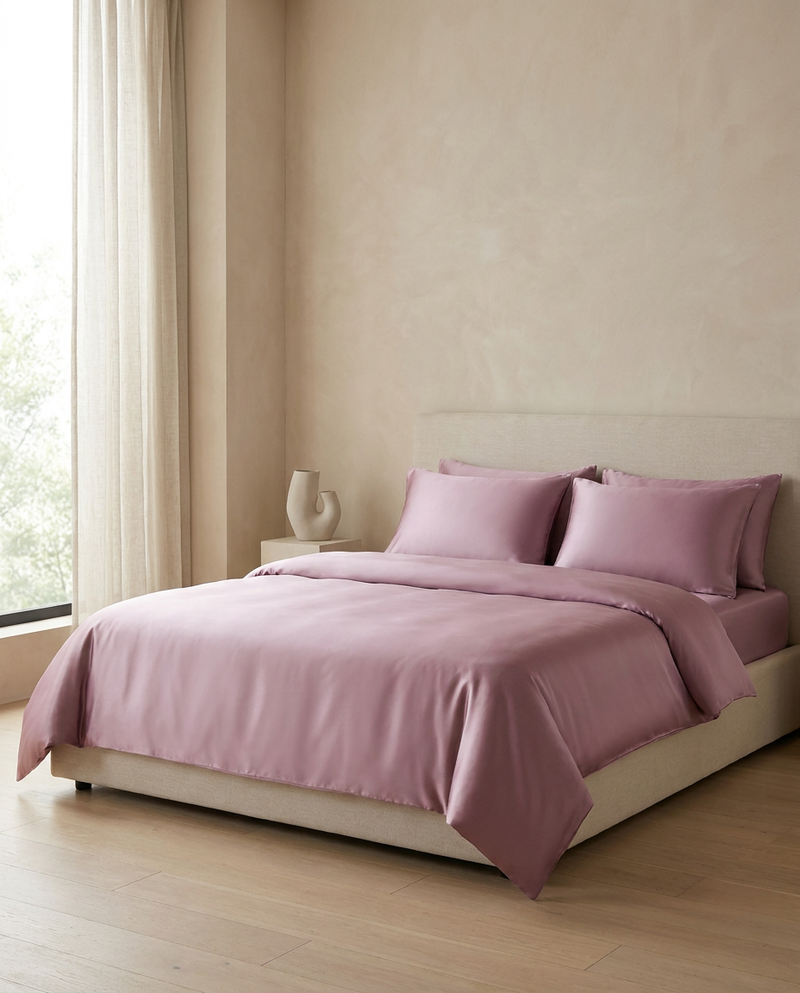 Das Seiden-Bettwäsche-Set — Nº 07 Camée Rose