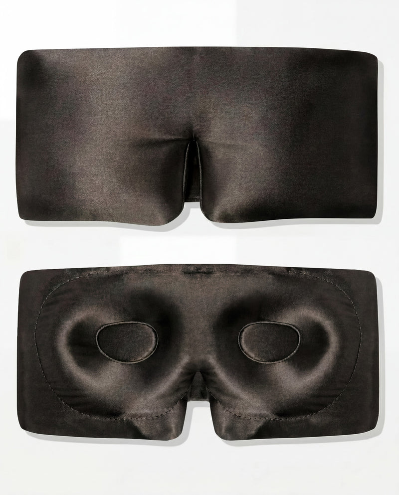 The Silk Sleep Mask — Nº 25 Noir Velouté