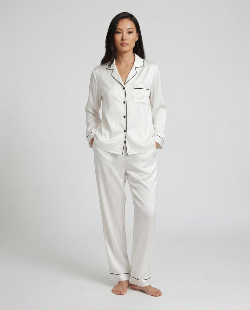 Hydra — Long Silk Set — Nº 01 Perle de Lait