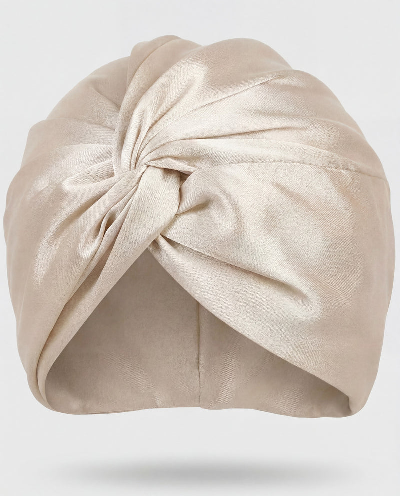 The Silk Bonnet — Nº 05 Champagne Voilé