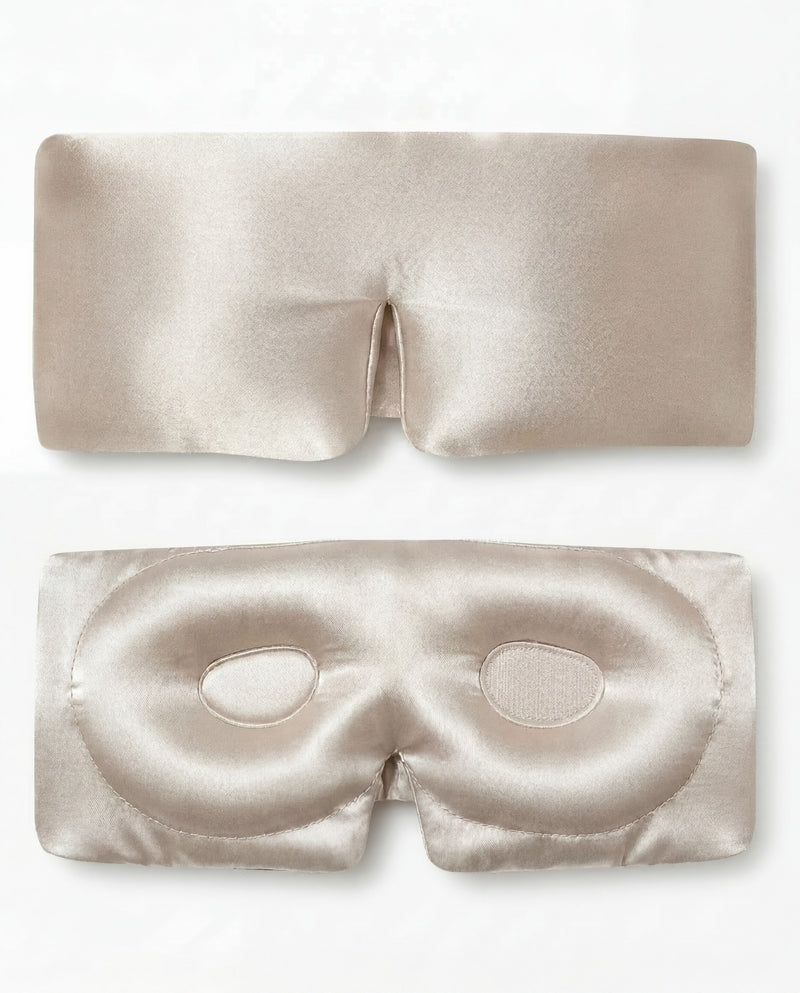The Silk Sleep Mask — Nº 05 Champagne Voilé