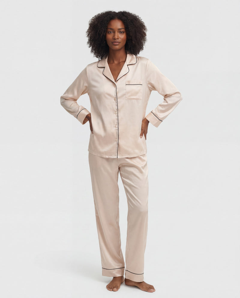 Hydra — Long Silk Set — Nº 14 Abricot Clair